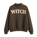 Two Girls One Ghost Witch Sweatshirt (Witch Brown)