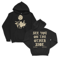 Two Girls One Ghost Dancing Moon Pullover Hoodie (Black)