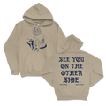 Two Girls One Ghost Dancing Moon Pullover Hoodie (Sand)